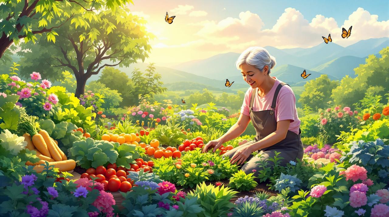 短剧喵奶奶的菜园 短剧喵治愈动画作品《奶奶的菜园》 - 乡村生活