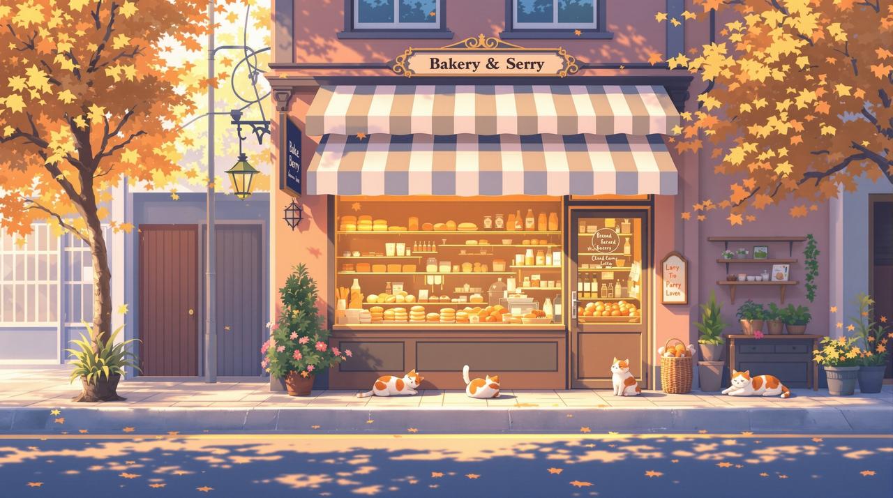 短剧喵面包店的温暖 短剧喵治愈动画作品《面包店的温暖》 - 温情日常