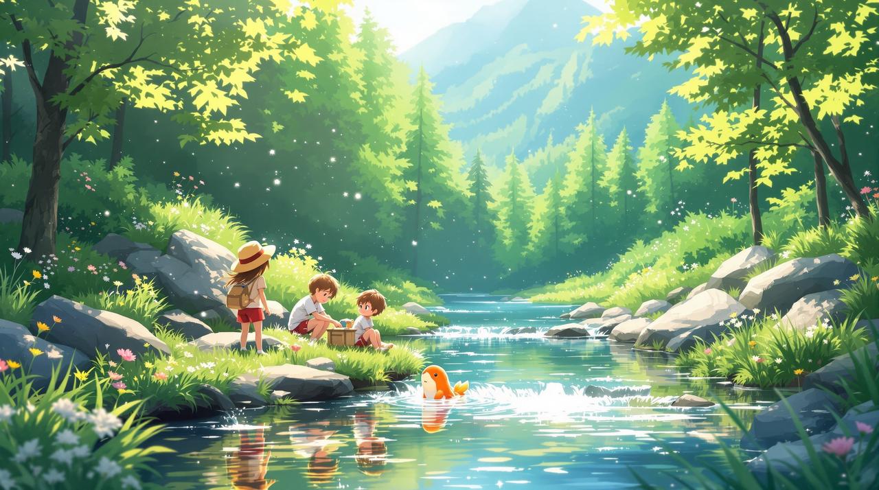 短剧喵夏日的河童 短剧喵治愈动画作品《夏日的河童》 - 暖心家庭