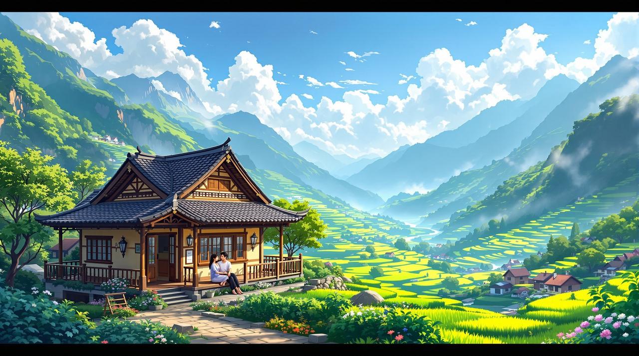 短剧喵客户案例 - 旅游宣传动画《山居岁月》—— 乡村旅游振兴项目